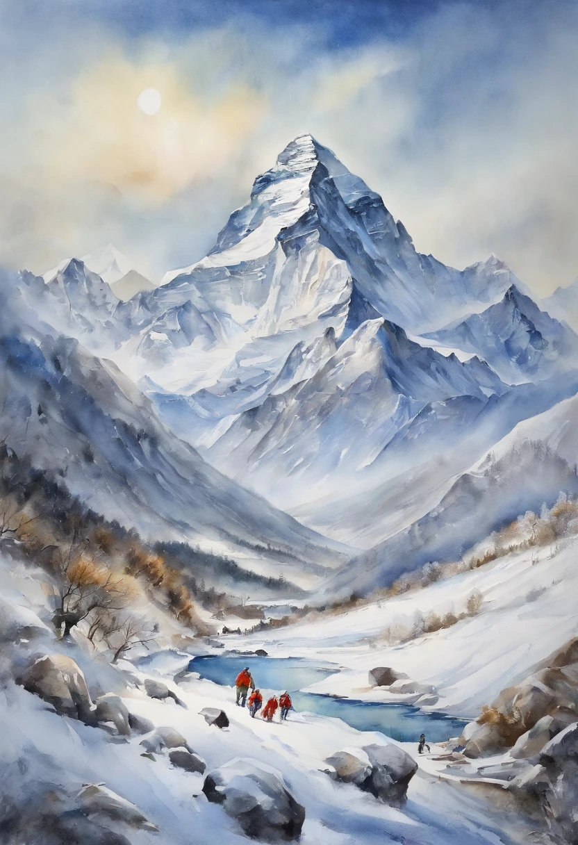 Winters、snow mountains、Mount Everest、First ascent of Mount Everest、crew、Mountaineering teams、the wind、yuki、