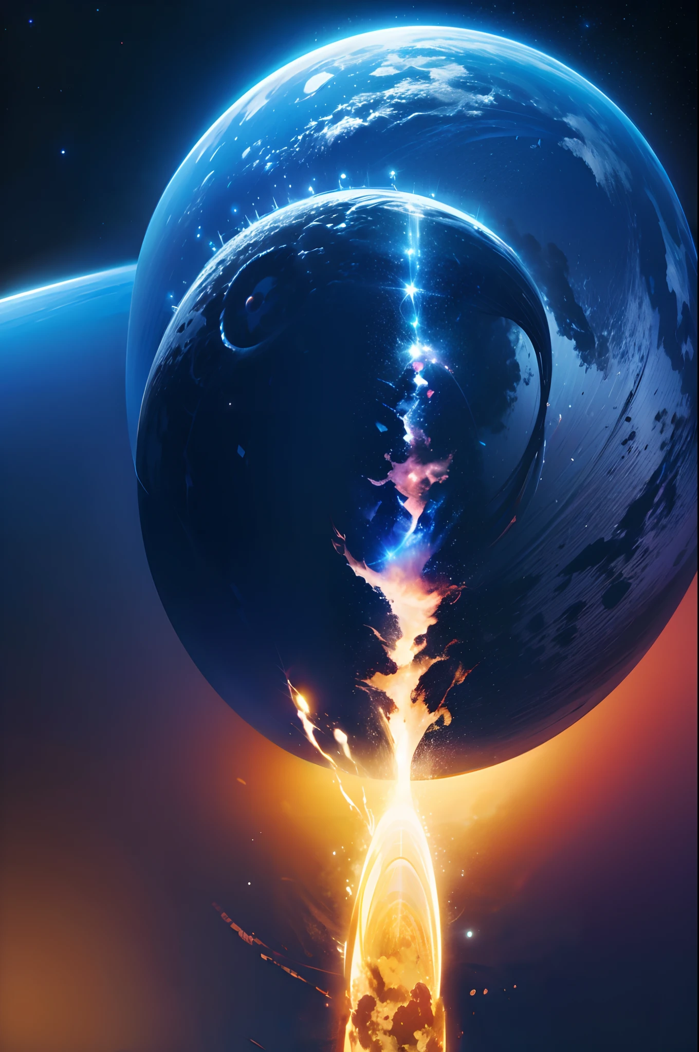 ((Masterpiece)),(Best quality)),Magnificent space image scene