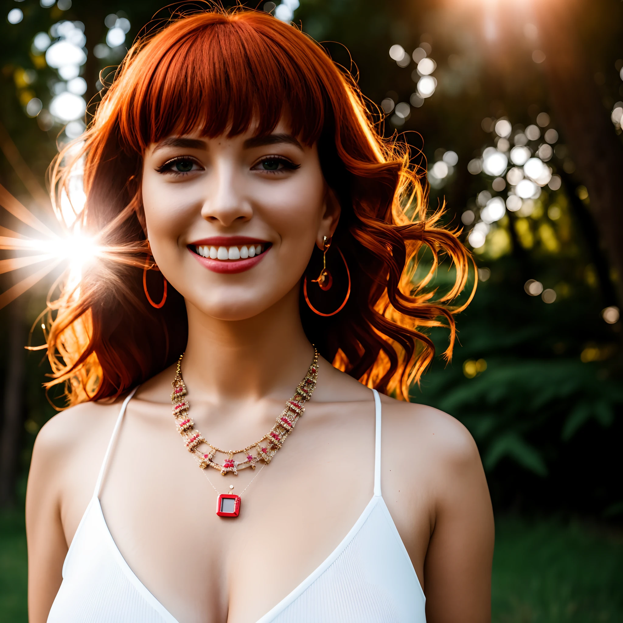 8k, RAW photo, portrait, best quality, ultra high res, photorealistic,
1girl, full body, thigh, red hair, earrings, necklace, car, grin, eyelashes,beauty breast, spread legs,cinematic lighting, depth of field, lens flare,