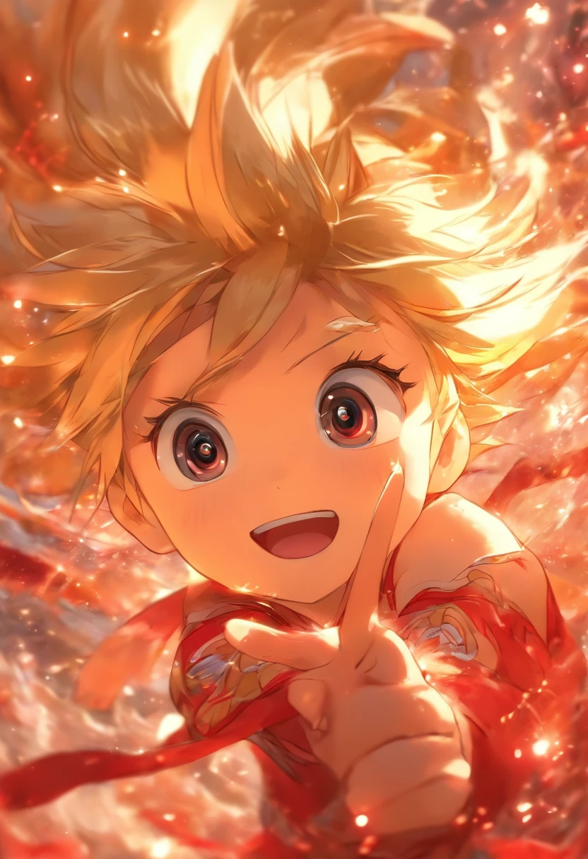 Drawing on Aya Nakamura in anime style is a 5--old azing and exotic kids. She has long blonde hair,Gentle waves fall to the waist, It stands out under her pale skin. His eyes are a rich red, Like a bright ruby, And with mysterious eyes.