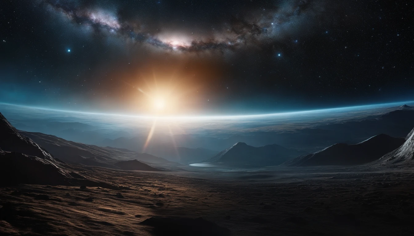 ((Masterpiece)),(Best quality)),Magnificent space image scene,Interstellar,Huge star gates,Spaceship,Shining starry sky,8k,super-fine,high qulity
