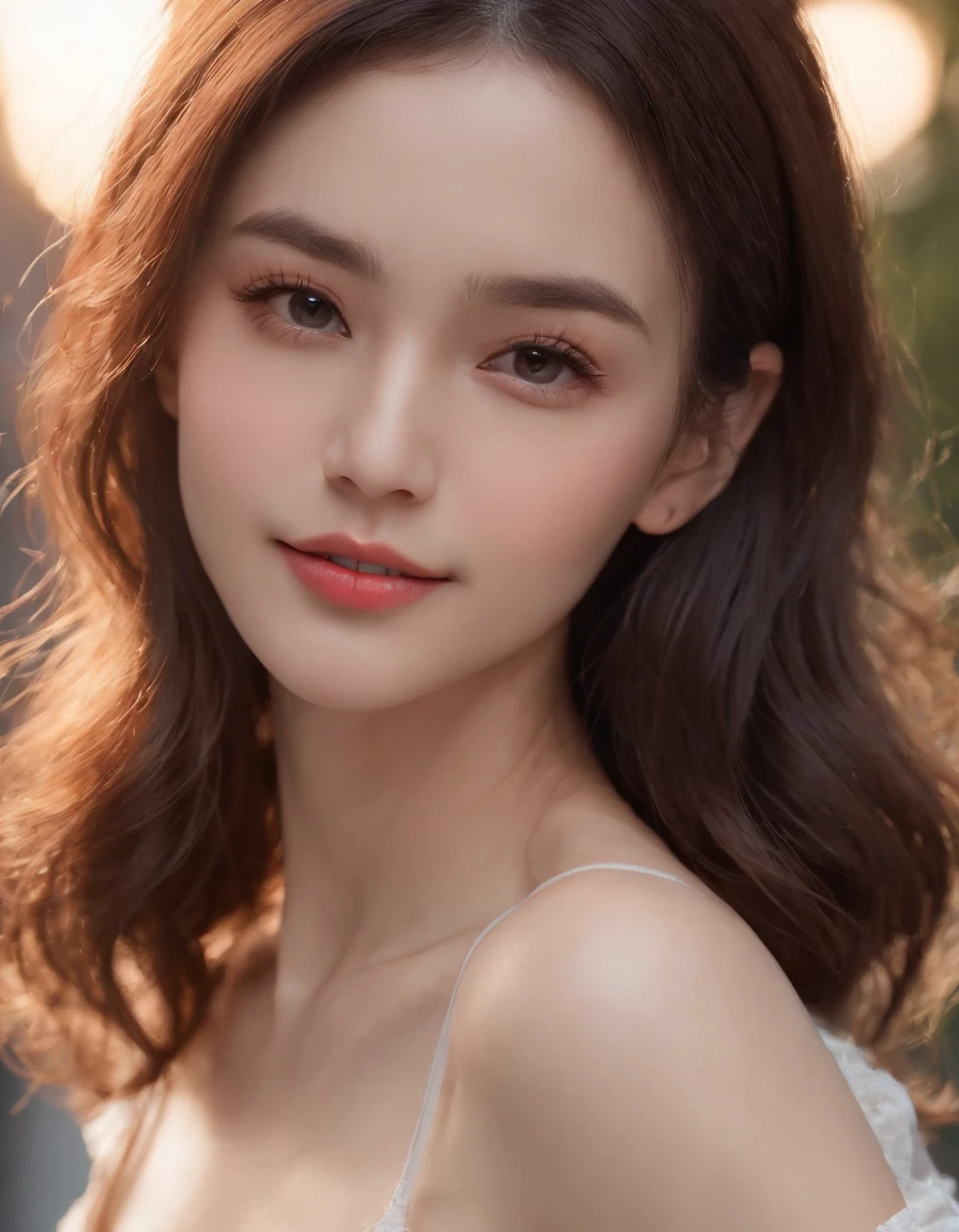 Small eyes、double tooth、Long rolled hairstyle、Little Fat Woman、20yr old、A dark-haired、a smile、Hide the chest with your hands、seminude、Autumn landscape、Hair illuminated by the sun、hitornfreckles、tiny chest、Round butt、Camisole、Wearing panties、full bodyesbian、Light coming in through the window、Sexy back view、Prank、
