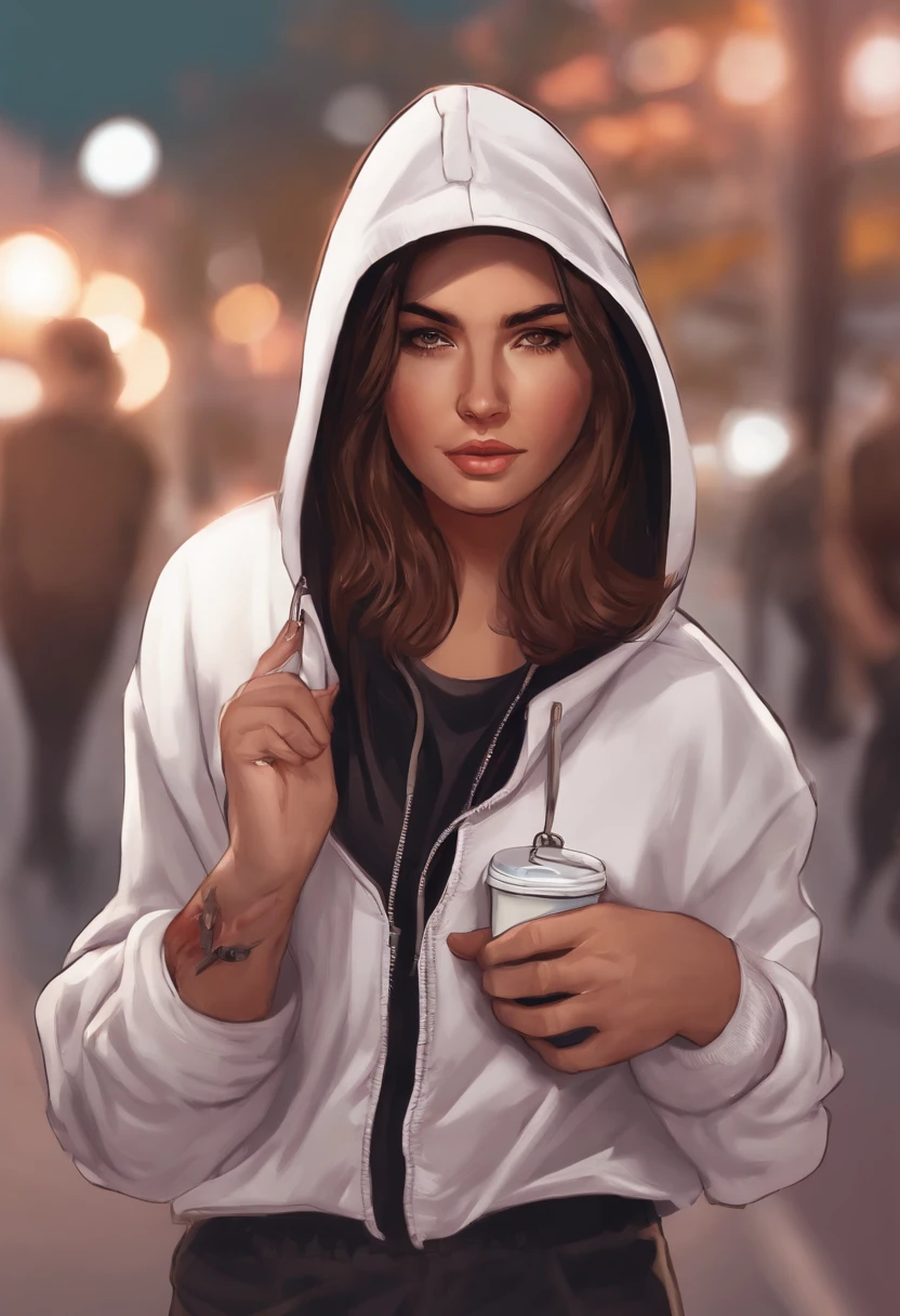 Nahaufnahme einer Person, who wears a hoodie and a hoodie, Youtuber, GTA Chinatowon Kunststil, IG Studios Anime-Stil, Webtoon, GTA-Kunststil, Videospiel-Avatar, Kunst GTA 5 Comics, Webtoons, Twitch-Streamer, Cartoon-Kunststil, h3h3, GTA-Artstyle, ruan niedlich vtuber, GTA 5 Cover-Stil