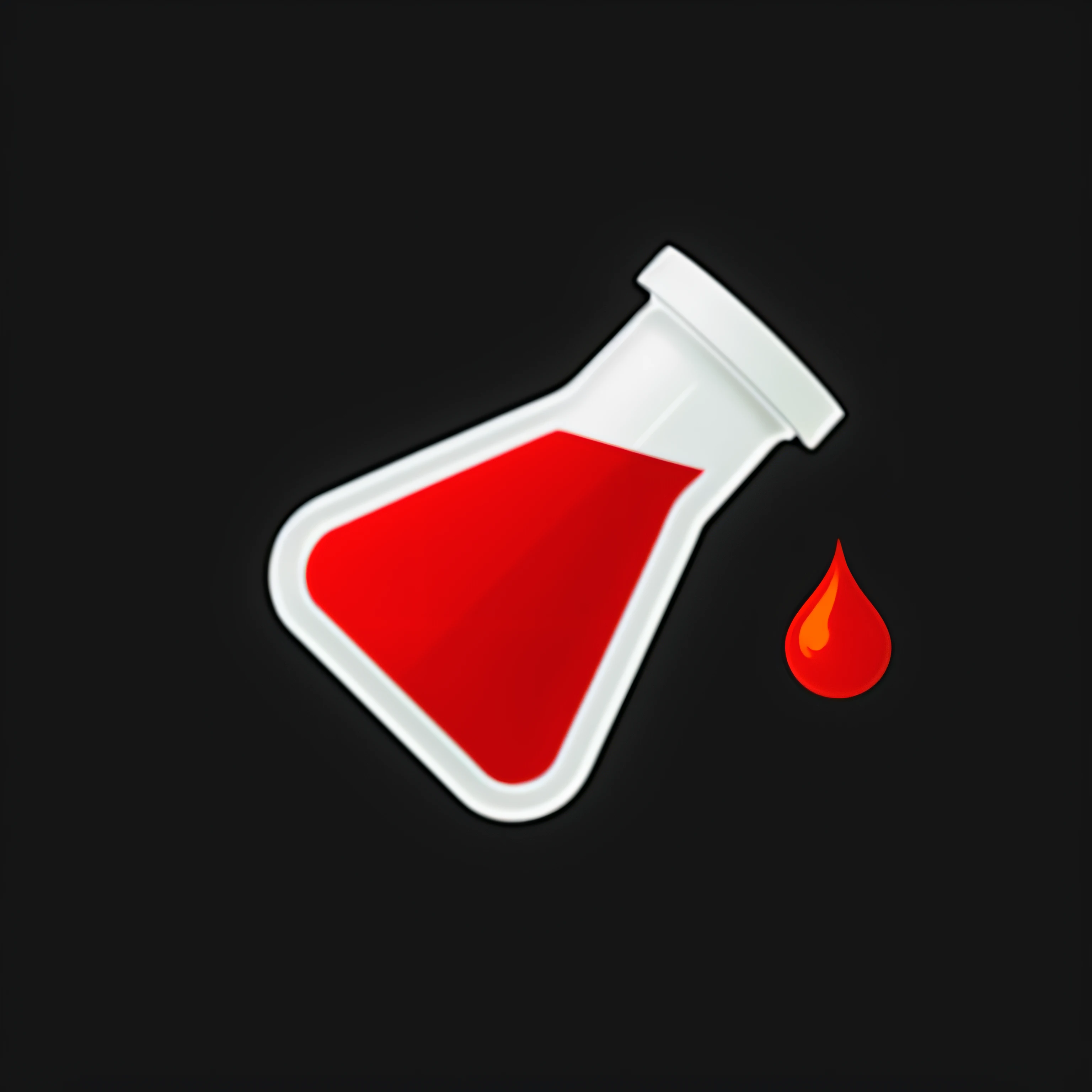 Nahaufnahme einer Flasche mit einem grunen Tropfen darauf, green liquid, Heiltrank, tropfen,  green liquid, Chemie Zaubertrank, Nasty liquid, liquefied, blutdurstig, Blutspray, exakte Darstellung,  Grunes Thema