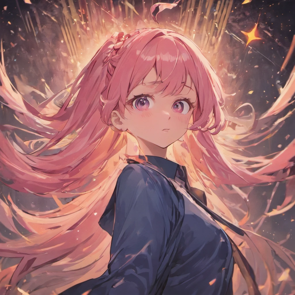 male people、Beautiful skin、long eyelashes、Glaring at me、pinkhair、length hair、bewitching、The shirt、Sophisticated suit、long limbs、Wolfcut、long neckline hair、murky、bangs are long、Bangs flowing to the left