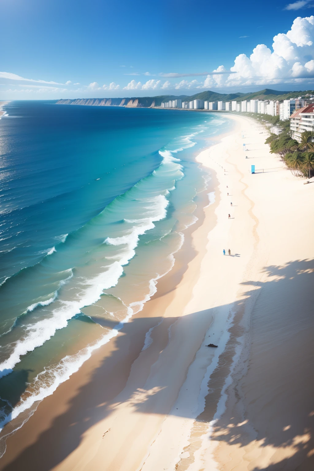 Blue sky and beach