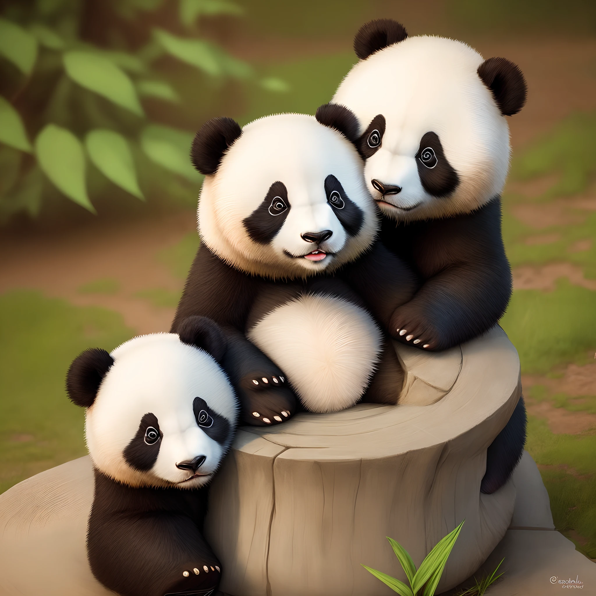 Cute panda
