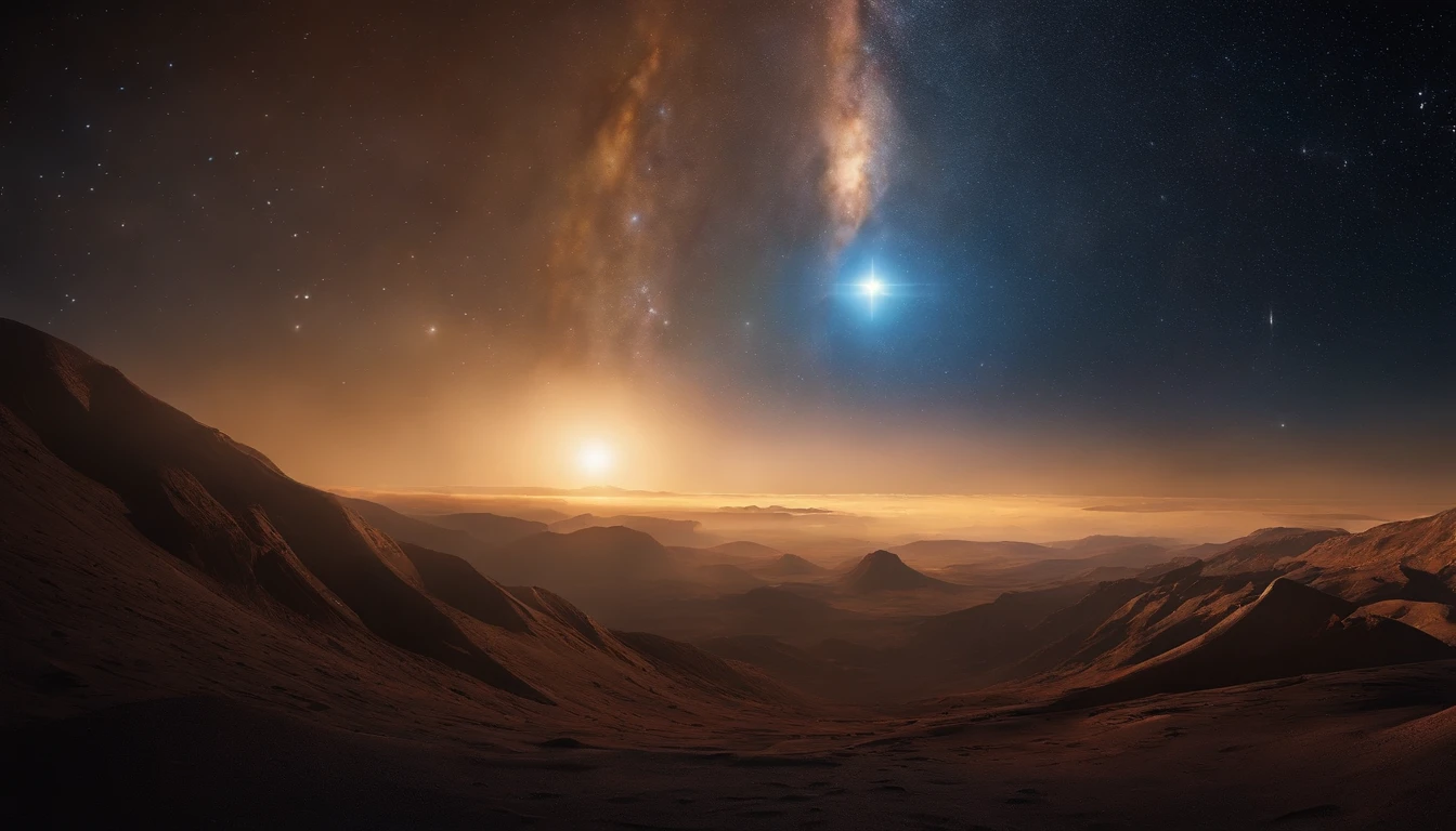((Masterpiece)),(Best quality)),Magnificent space image scene,heavenly body,Interstellar,Huge star gates,Spaceship,Shining starry sky,8K,super-fine,high qulity