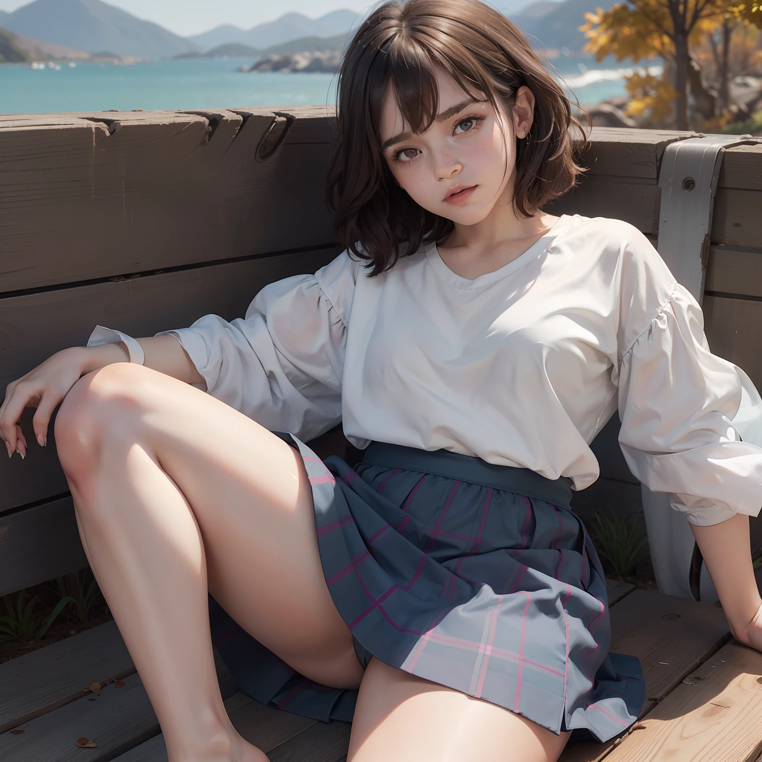 Emma Watson's Atmosphere、Very short hairstyle、Little fat woman、AHE Face、50 years old、Bronze hair、Curly、Transparent cotton shirt、Angry face、Autumn landscape、Hair illuminated by the sun、Little fat woman、skirt by the、white hair、shorth hair、hightquality、a miniskirt、校服、tanned face、tiny chest、Underwear is visible from the skirt、A sexy、Sheer、 appearance、see -through、drooing eyes、Short hairstyle、Little fat girl、sulky face、Best Quality, full-face blush. Plaid skirt and navy skirt, pantie shot, pov feet, Barefoot, Open your clothes. pile-driver. (thighs thighs thighs thighs).(Open your clothes)