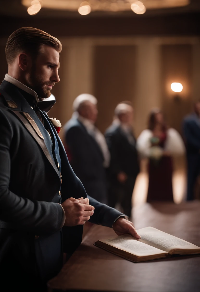 Captain America, wedding , reading vow