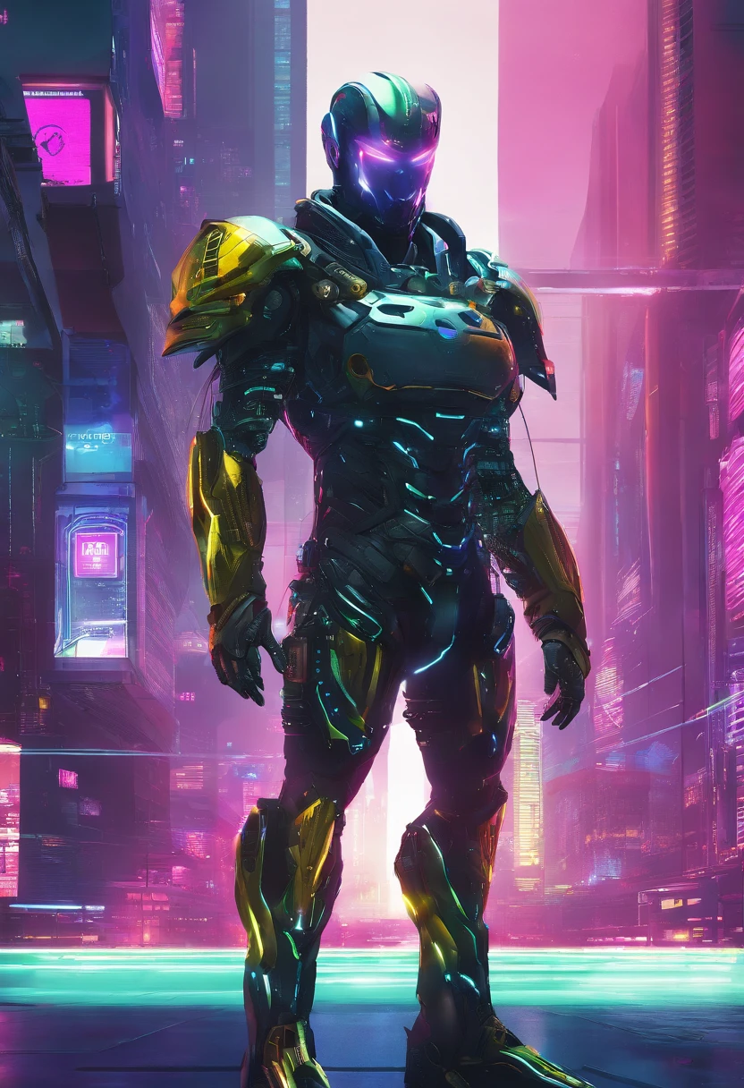 "Generate an image of a solarpunk-inspired eco-street guardian knight in a city street. The guardian wears a sleek, lightweight solar-powered armor with a golden sheen. Their face is uncovered, revealing their determined expression as they walk among pedestrians. The guardian's presence is proportional to the human scale, not towering over the surroundings, and their armor does not have plants growing out of it. The city around them is a lush, eco-friendly metropolis with advanced solar technology seamlessly integrated into the architecture. The guardian embodies the spirit of sustainability and protection in this utopian urban setting."
