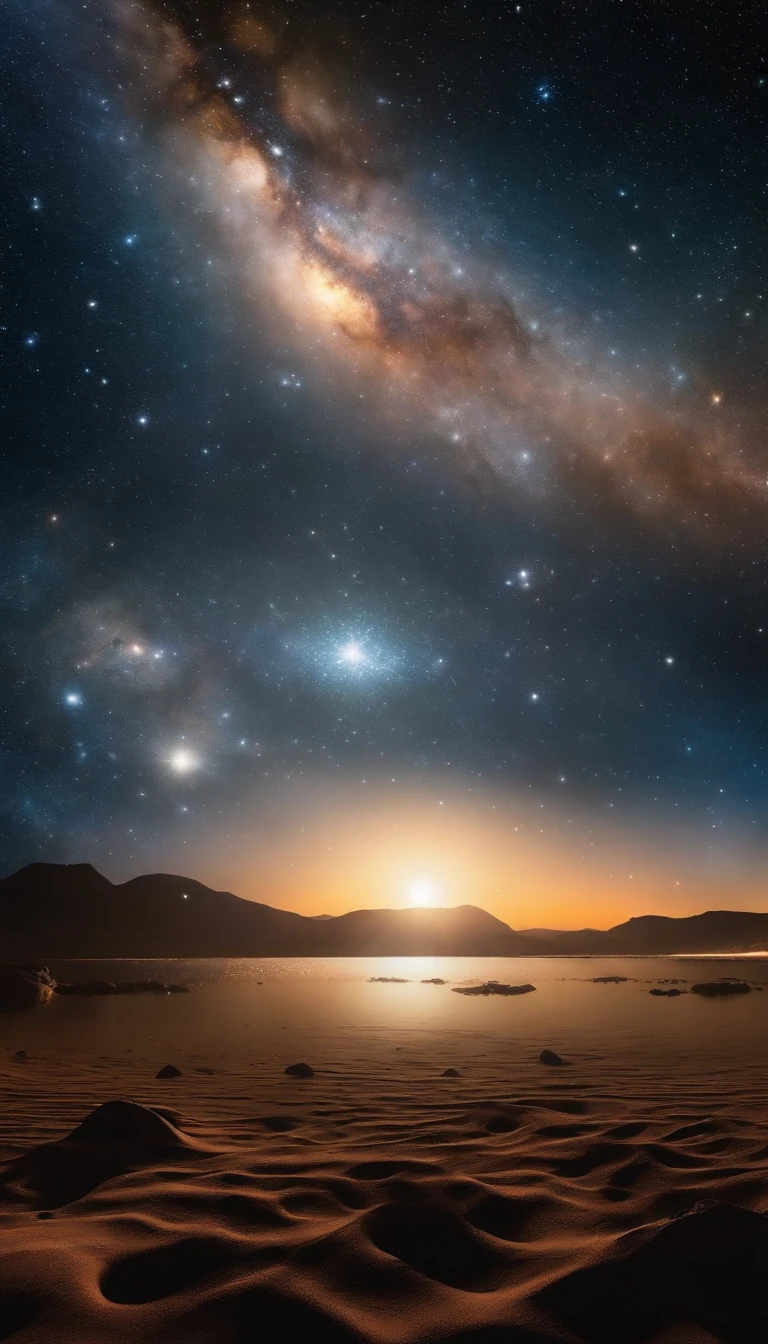 ((Masterpiece)),(Best quality)),Magnificent space image scene,heavenly body,Interstellar,Huge star gates,Spaceship,Shining starry sky,8K,super-fine,high qulity