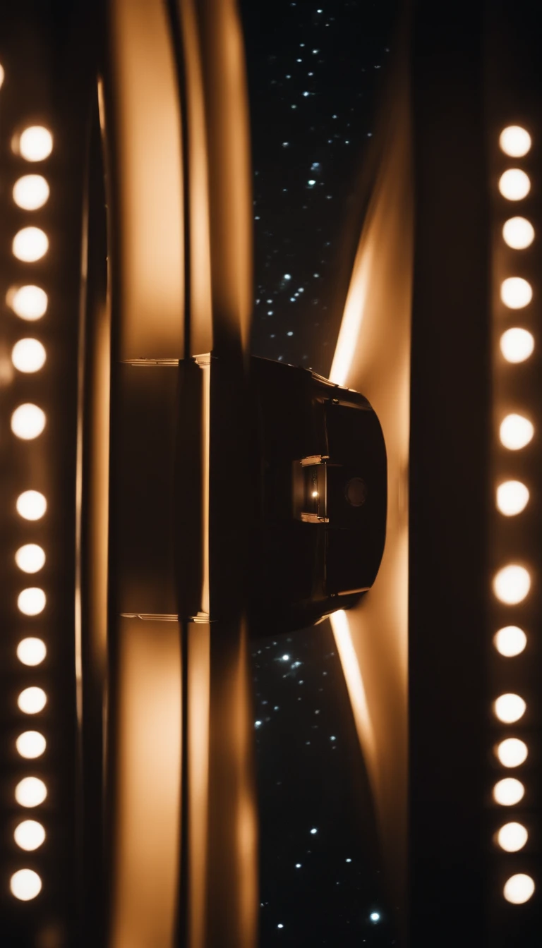 ((Masterpiece))，(Best quality))，Magnificent space image scene，heavenly body，Interstellar，Huge star gates，Spaceship，Shining starry sky，8K，super-fine，high qulity