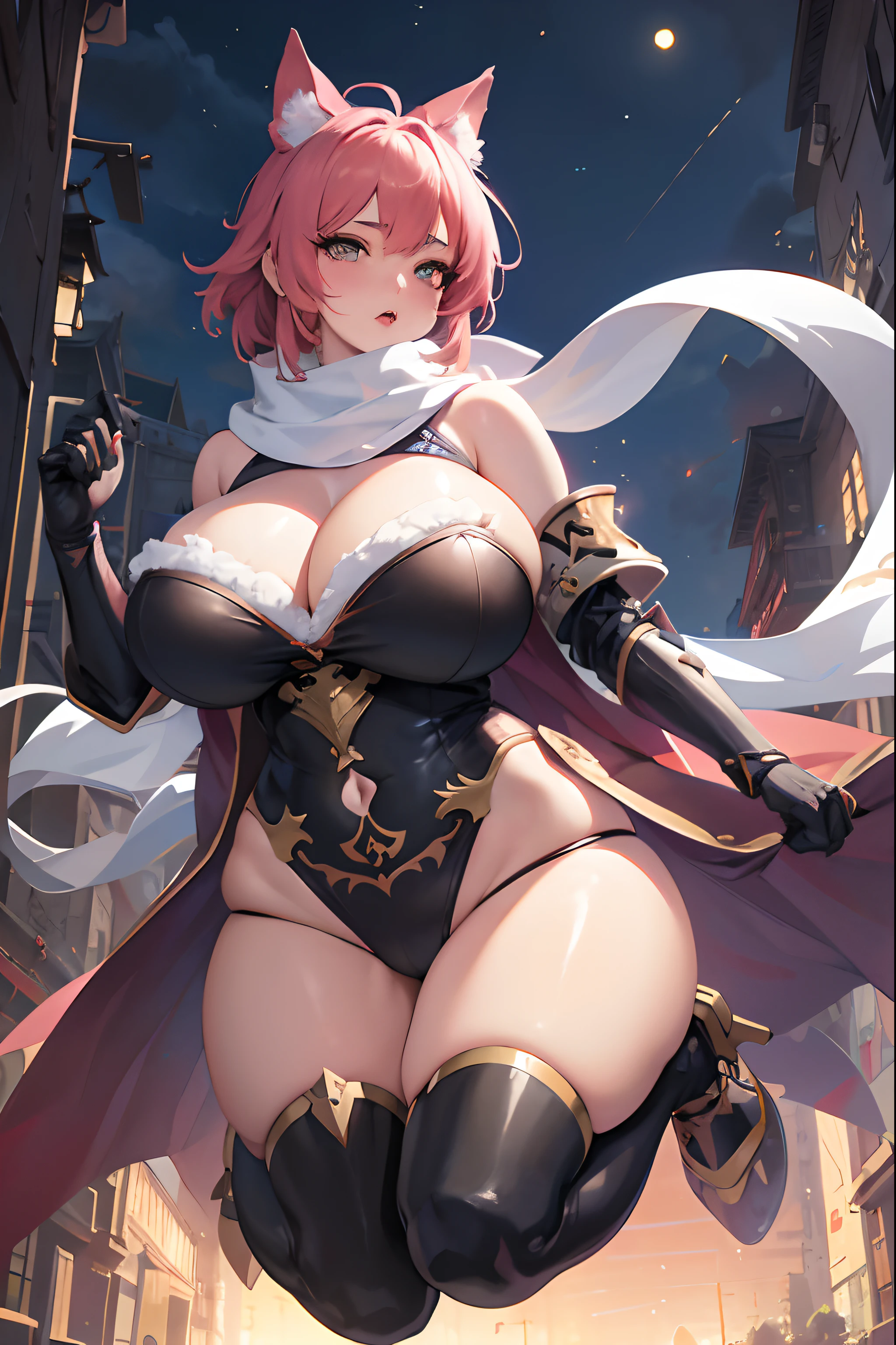 Anime - Imagen de estilo de una mujer con un atuendo sexy con una cola de gato, Artgerm extremadamente detallado, Cushart Krenz Key Art Femenino, Impacto de Ayaka Genshin, Thicc, Guweiz en Artstation Pixiv, Krenz Cushart y Artgerm, Guweiz en Pixiv Artstation, Tendencias en ArtStation Pixiv