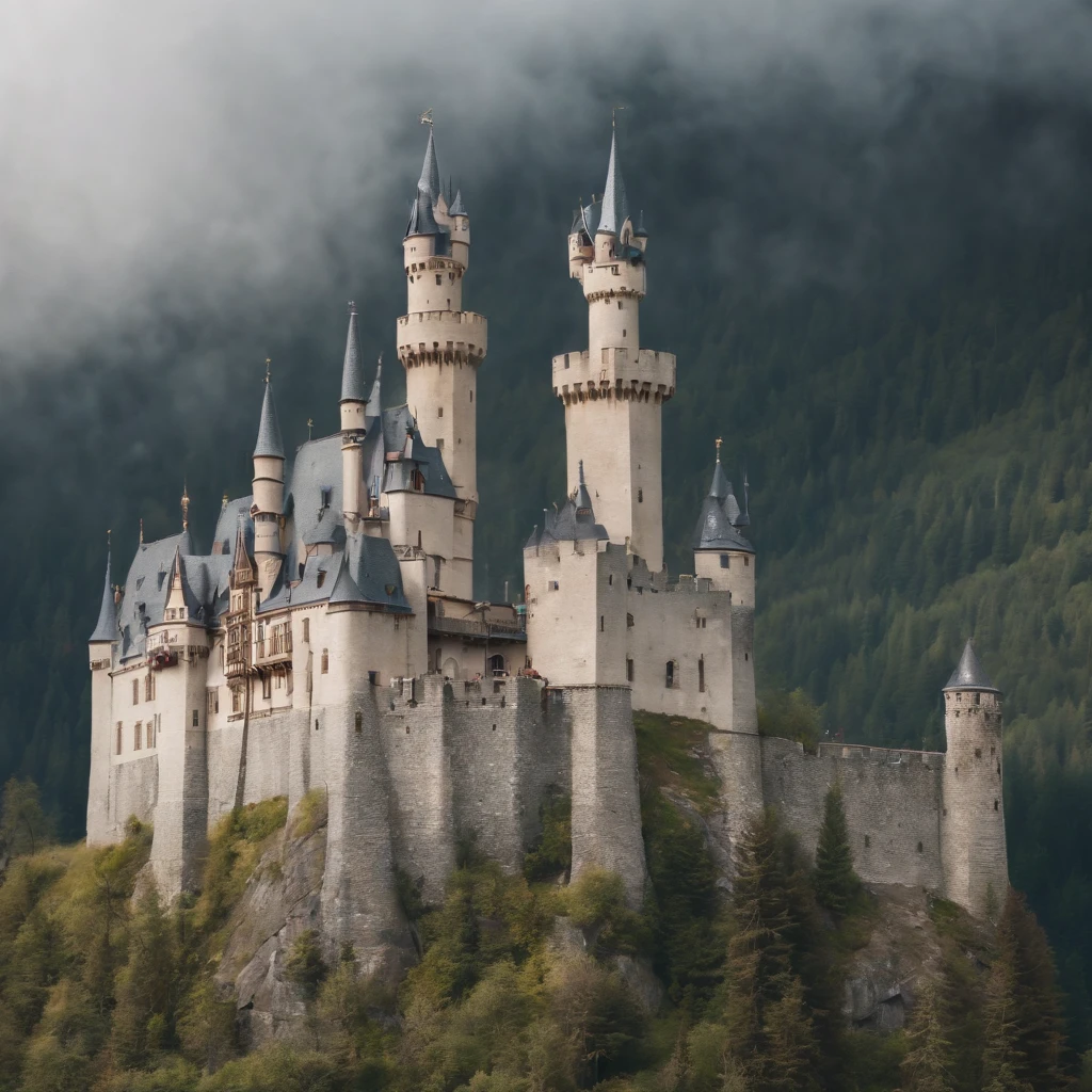 Magic castles . In an imaginary world