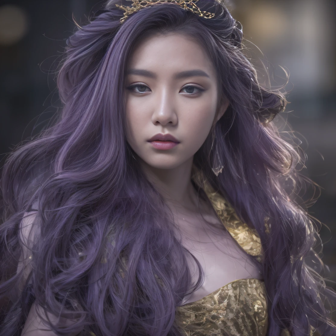 Agate glass texture 32K(tmasterpiece,k hd,hyper HD,32K)Long flowing bright purple hair,Autumn Pond,zydink, a color, Asian people (Kizi), (Red scarf), Combat posture, looking at the ground, long whitr hair, Floating bright purple, Fire cloud pattern gold tiara, Chinese long-sleeved gold silk garment, (abstract ink splash:1.2), white backgrounid,Lotus protector(realisticlying:1.4),Bright purple hair,Smoke on the road,The background is pure, A high resolution, the detail, RAW photogr, Sharp Re, Nikon D850 Film Stock Photo by Jefferies Lee 4 Kodak Portra 400 Camera F1.6 shots, Rich colors, ultra-realistic vivid textures, Dramatic lighting, Unreal Engine Art Station Trend, cinestir 800,Long flowing bright purple hair