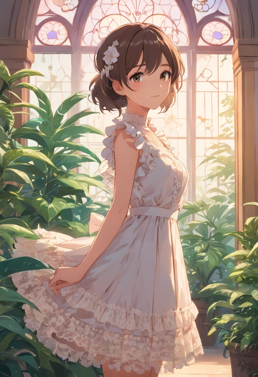 ((Best Quality, 8K, Masterpiece: 1.3)), 1girl, Slim Abs Beauty: 1.3, (Hairstyle Casual, Big Breasts: 1.2), Dress: 1.1, Super Fine Face, Delicate Eyes, Double Eyelids, Smile, Home