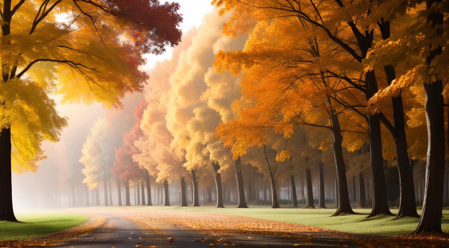 Fantastic autumn atmosphere