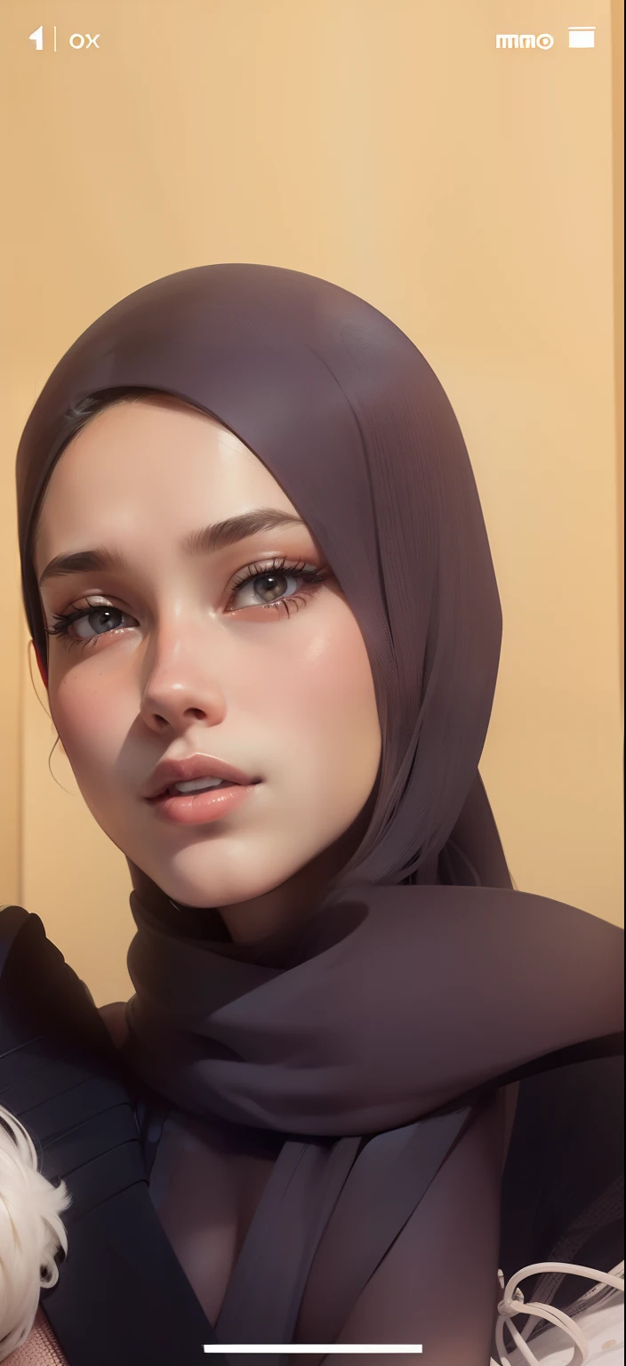 there is a woman wearing a scarf and a white shirt, with accurate face, close up potrait, potrait, with kind face, picture, protrait, old picture, faridah malik, 2 7 years old, semi realism, face picture, hijab, a picture, 2 8 years old, inspired by Mym Tuma, with round face, feminine face