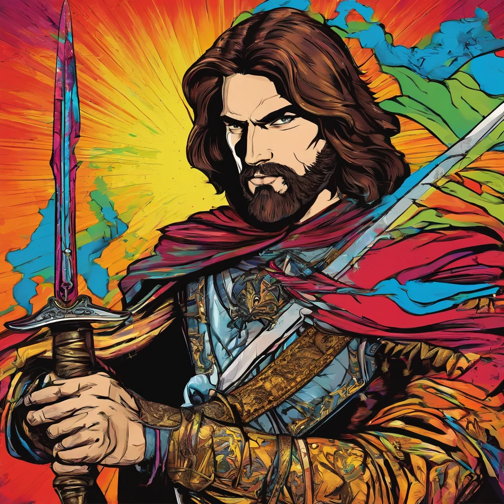 bust of a man with a sword, highly detailed character, high detail iconic character, fantasy assassin, male medieval assassin, holds a sword, bust portrait of an assassin, resin statue, medieval fantasy game art