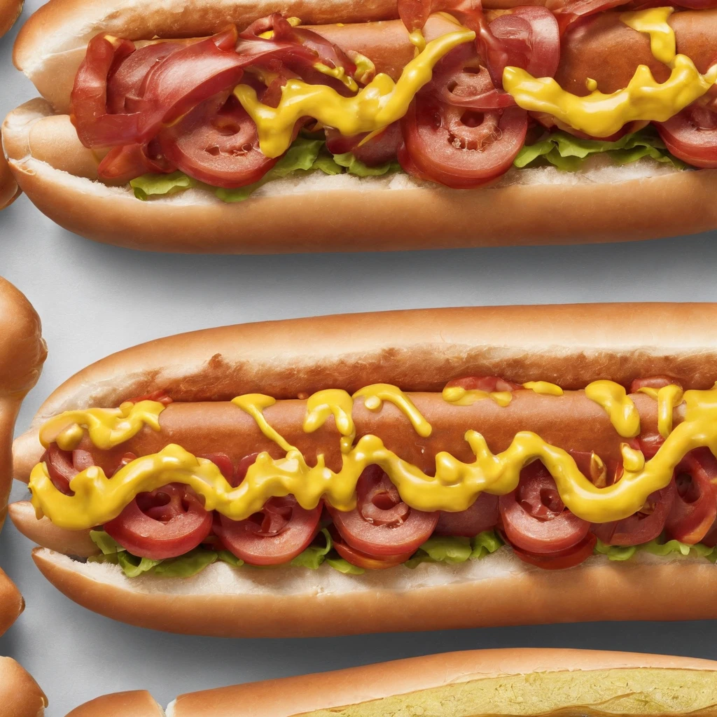 Hot dog, cinemactic, fotografia profissional, studio illumination, studio background, advertising photography, detalhes intrincados, hiper-detalhado, Ultra realista, 8k UHD