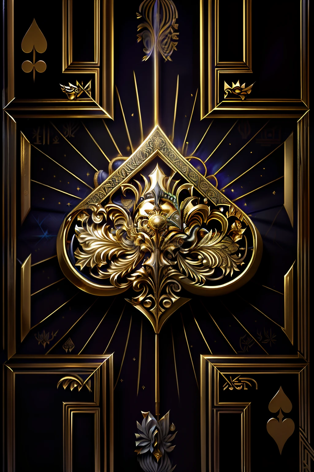 Close up of golden playing cards on black background, iphone wallpaper, Wallpaper phone, ace of spades, spades slick, card art, Wallpaper phone, wallpaper mobile, poker card style, author:Hiroyuki Tajima, phone background, phone wallpaper hd, Bruce Tim and Vladimir Kush, hd phone wallpaper, Box art, author:Murray Tinkelman,Luxurious playing cards,The collection is extremely valuable