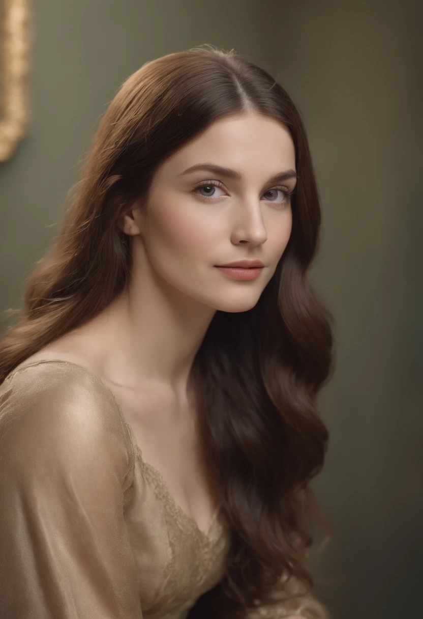 À la Fed image of a painting of a woman with long hair, a renaissance painting by Leonardo da Vinci, Tumbler, renaissance, Portrait of the Mona Lisa, Paintings of the Mona Lisa, Paintings of the Mona Lisa, Monna Lisa, Monna Lisa, Mona Lisa Style, Mona lisa, leonardo da vinci), leonardo da vinci style, Delicate frontal portrait