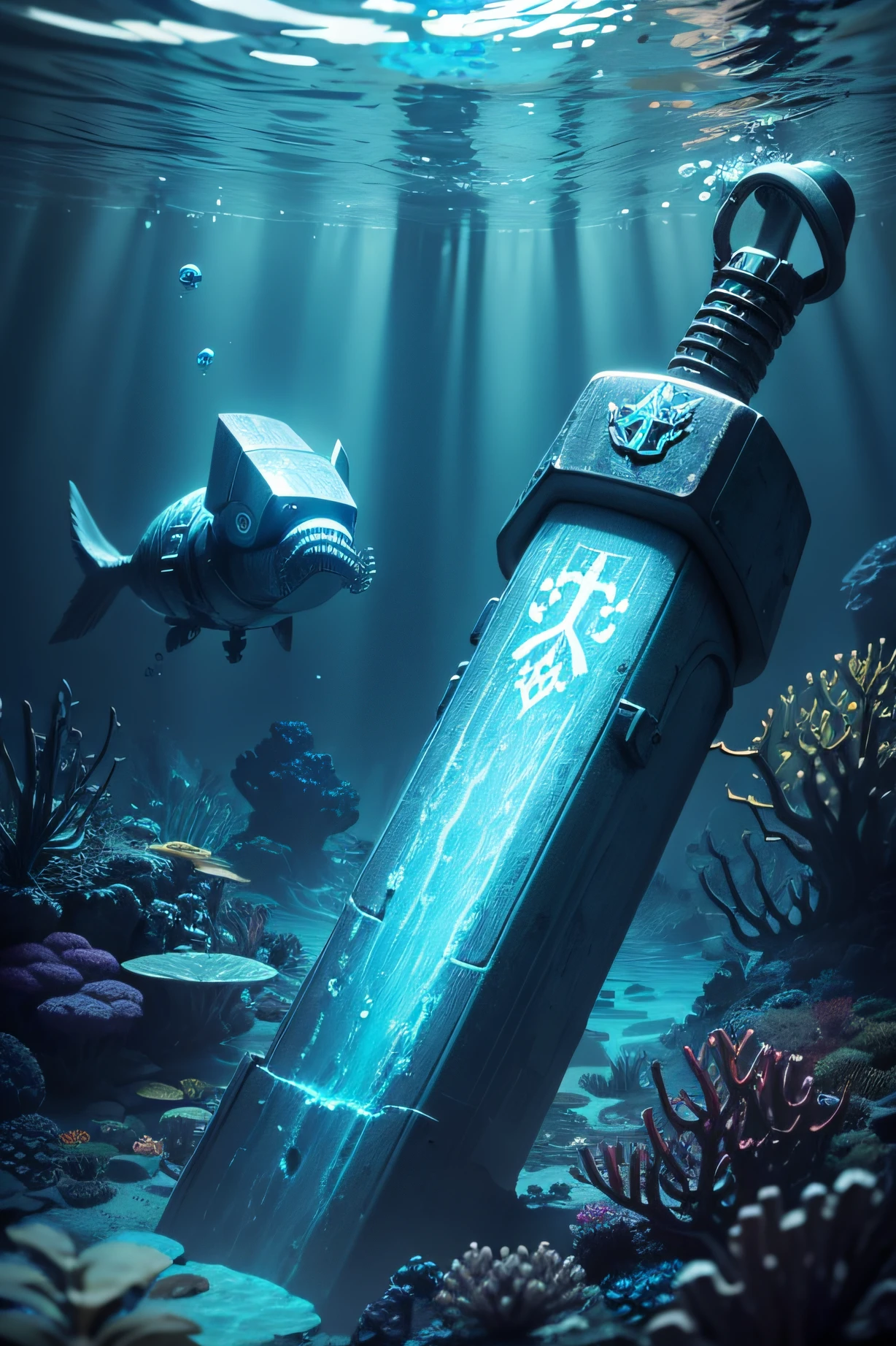 Blue underwater world,Mjolnir appears,Scientific and technological background