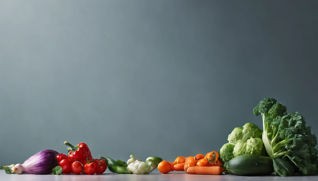 Vegetables and water,fundo claro, cinemactic, fotografia profissional, studio illumination, studio background, advertising photography, detalhes intrincados, hiper-detalhado, Ultra realista, 8k UHD, fundo claro