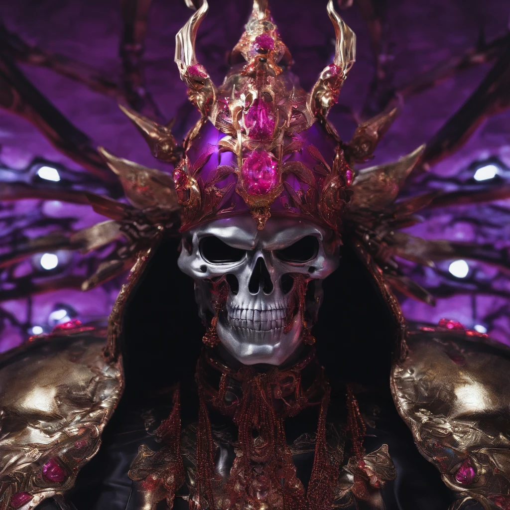 Castlevania Shadowlord Blonde Very detailed Ultra-realistic face Ultra-detailed motion shots Masterpiece Wide angle environment Movie scene Movie scene Lord Dracula leads an army to arm demons in battle Surreal War,Bright purple gold flowing short hair 32K(tmasterpiece,k hd,hyper HD,32K)boxing gloves,Silver Skull Abandoned Area of the Pond,Indigo Skull King ,Hold the steering wheel in your hand (The skeleton is realistic:1.4),,Silver skull flower ornaments,Petals flutter,Colored ball head,Hold your head high,Be proud,The nostrils look at people, A high resolution, the detail, RAW photogr, Sharp Re, Nikon D850 Film Stock Photo by Jefferies Lee 4 Kodak Portra 400 Camera F1.6 shots, Rich colors, ultra-realistic vivid textures, Dramatic lighting, Unreal Engine Art Station Trend, cinestir 800,Hold your head high,Be proud,The nostrils look at people,Tsundere,Petals flutter,Petals flutter,Sprinkle with gold dust,Fluttering,Impeccable,( reasonable design, Clear lines, High sharpness,Best quality, Very detailed skeleton, The skeleton of a masterpiece, offcial art, movie light effect, Boxer 32K(tmasterpiece,k hd,hyper HD,32K)short detailed hair,Martian ,Red Flame Maiden ,Copper protector (realisticlying:1.4),Python pattern robe,Purple-pink tiara,Snowflakes fluttering,The background is pure,Hold your head high,Be proud,The nostrils look at people, A high resolution, the detail, RAW photogr, Sharp Re, Nikon D850 Film Stock Photo by Jefferies Lee 4 Kodak Portra 400 Camera F1.6 shots, Rich colors, ultra-realistic vivid textures, Dramatic lighting, Unreal Engine Art Station Trend, cinestir 800,Wear boxing gloves