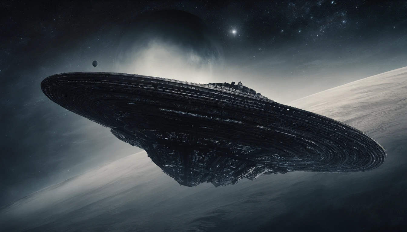 ((Masterpiece)),(Best quality)),Magnificent space image scene,heavenly body,Interstellar,((Huge star gates)),black hole,(((Huge starship))),Spaceship,Shining starry sky,8K,super-fine,high qulity