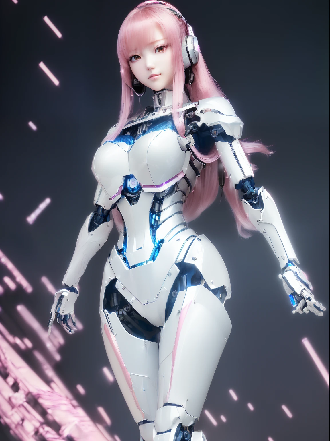 NSFW:1.4、Masterpiece、最high quality、high quality、High definition、High resolution、High detail、Lens flare、Ray Tracing、high qualityなテクスチャー、high qualityな影、Beautiful details、Detailed explanation、Detailed texture、Realistic facial expression、Realistic and colorful、Delicate、Cinematic Light、Side light、Sharp Focus、(1 Female:1.3)、(Intricate detailakeup、Pure Eros Face_v1:0.5)、(Details Beautiful delicate face、Detailed beautiful delicate eyes、Perfect Facial Proportions、Detailed skin、Charm)、Fancy Twin Tails、Beautiful bangs、（Two-tone gradient hair color）、slender、(Large upward-facing breasts)、Underboob、(Detailed crotch、Underopen、V-Cut、High Leg、Thong、See-through)、Thighs、White Bikini、（See-through）、Gundam headphones、Removing the Gundam Sleeve、Gundam Boots、Provocative attitude、Release your knees、Leg spread、Raise your arms、squat、Low-angle composition、(Take a deep breath、Work on this image step by step)