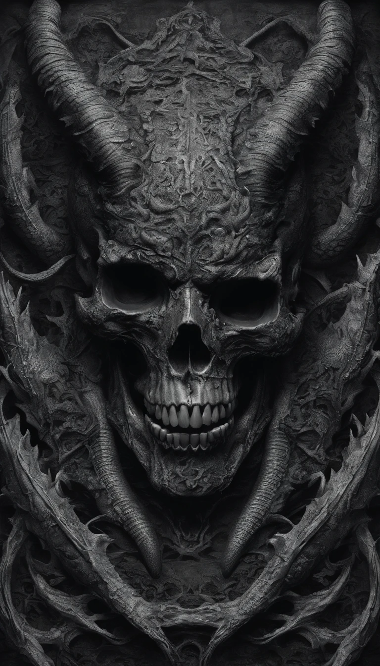 (Necromantical screams).
Only you are deaf.
Is there life beyond death?You've entreated death. The answer will come.Debris of faith. Even you are false.Immortal morals. Caught up in time.Vault of darkness. Filled with hate.Deny life. Addiction to death.
Procession of damnation. Expulsion of light.Hazardous ways. Into the rush.Soul is frozen and flesh is weak ,((fractal)),((deep wiew)),photographic,ultra high resolution,hyperdetailed, masterpiece, 3d modelling, abstract art.