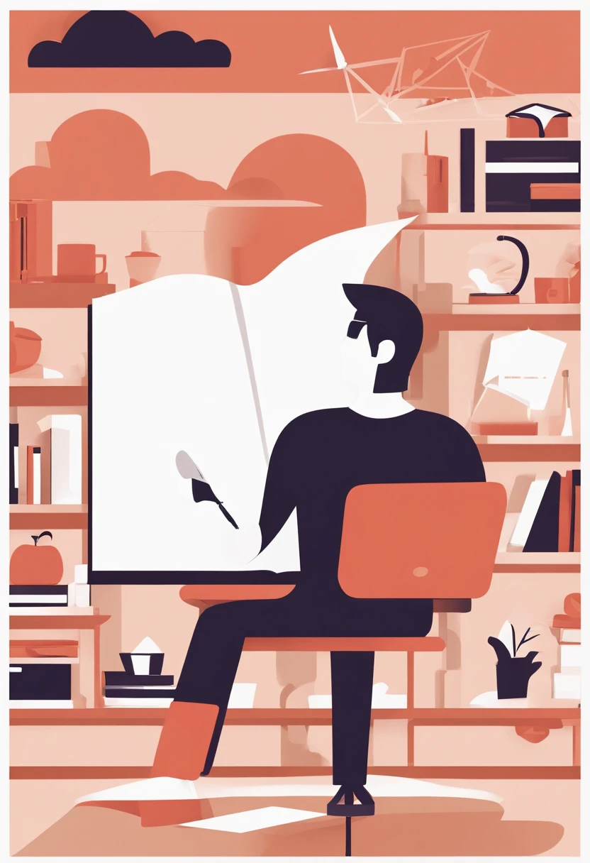 a proffesor teaching in online education platform