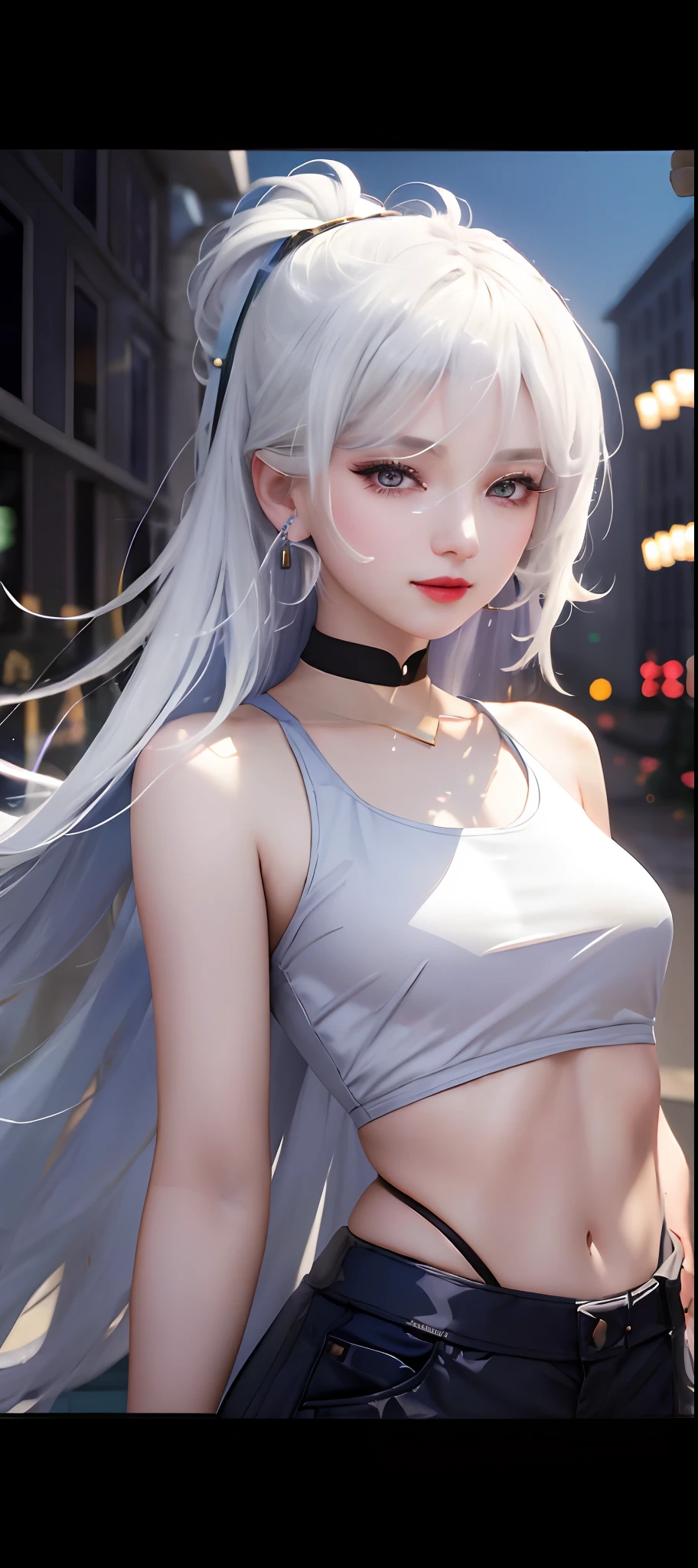 standing inside bathroom, aroused, necklace, earrings, full body, long white hair, blue dress, superb, ultra-high-definition, RAW photo, realism: 1.25), (bright lip gloss, long eyelashes, smooth face , bright skin, natural shadows, wide light, wide light, depth of field, strong colors, subtle caustics: 0.8), smile, (big tits), v6