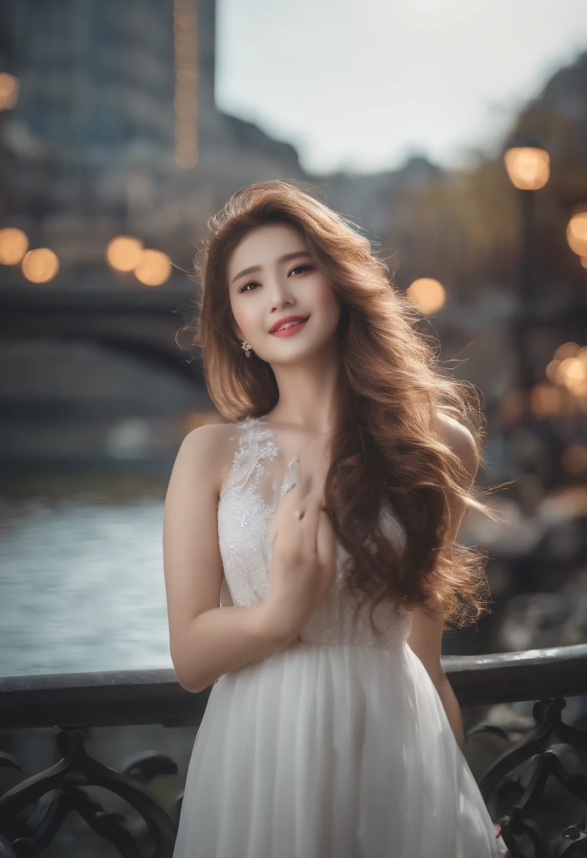 Girl with a camera、mix4、(8K、RAW photography、topquality、tmasterpiece:1.2)、(realisitic、photorealestic:1.37)、1girl in、Cute little、urban landscape、the night、Sateen、Wet、Professional lighting、Photon mapping、Radio City、physical based rendering、gradient brunette hair、short curly hair、a handsome、girly、white ball set、Excellent image performance、hight resolution、1080p、(clear face)、(detailed facial description)、(detailed hand description)、(Piece masuter)、(exquisite CG)、 Extreme light and shadows、messy hair、tmasterpiece、Abundant detail、(Exquisite facial features)、(Outstanding picture quality)、(tmasterpiece)、(Eyes of detail)、Looking forward to your eyes、tender collarbones、(huge tit:1.2)、(Transparent purity :1.2)、full bodyesbian