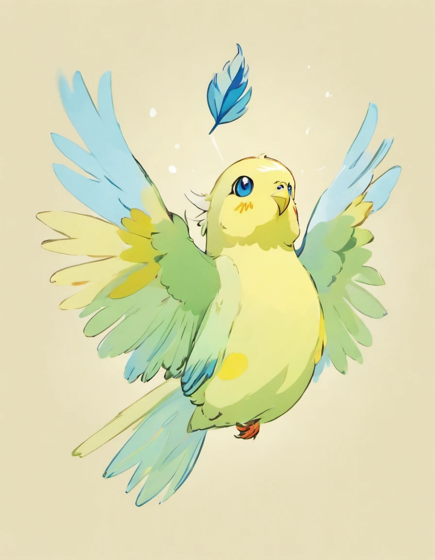 In this captivating illustration, a Budgerigar, affectionately known as a 'Budgie,' takes center stage in the unmistakable artistic style of Pokémon artist Sowsow. The Budgie's petite form is elegantly rendered, showcasing its dainty yet charismatic presence. Against a pristine white background, the bird's vibrant plumage becomes the focal point, a stunning burst of color that contrasts beautifully with the blank canvas.
The Budgerigar's slender body is adorned in a captivating combination of pastel blue and sunny yellow feathers, evoking a sense of cheerfulness and vitality. These feathers are meticulously detailed, with subtle shading and highlights that lend depth and dimension to each delicate feather. The Budgie's tiny feet grasp a miniature wooden perch, adding a touch of authenticity to the scene.
Its petite head is graced with a pair of lively, inquisitive eyes that radiate intelligence and curiosity. The beak, perfectly suited for cracking seeds, is finely rendered with a hint of a playful tilt. The bird's tiny crest, often raised in moments of excitement, adds to its endearing charm.
In this enchanting illustration, Sowsow's artistry captures not only the Budgerigar's striking appearance but also its lively spirit. Against the pristine white background, the bird's vibrant colors pop, making it a delightful and captivating subject for art enthusiasts and admirers of these charming avian companions. It's a celebration of the beauty and charm of the Budgerigar, expertly brought to life in the distinct style of Pokémon artist Sowsow, very high detail