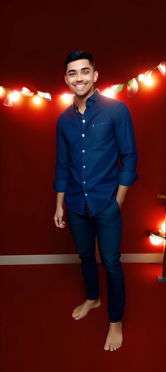 Beautiful smile and dark lite background