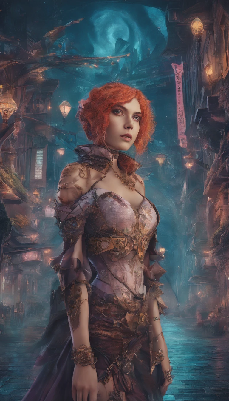 a glamour picture shot, of an elite model covered in fire walking on a icy catwalk, an extraordinary glamourous elite female model, ((full body: 1.5)),  ((anatomically correct: 1.5), (ultra detailed face: 1.2), best detailed face, orange hair, long hair, lush hair, glam hair cut, blue eyes, delicate face, light make up, wearing intricate detailed dress, glamour dress, haute couture dress, elite fashion dress, FireMagicAI,  small cleavage, wearing high heels, elegant high heels, she wears diamond necklace, she is covered in fire, she walks on an icy cat walk, image reflecting in the ice IceMagicAI, elite fashion show background, vibrant, Hyperrealism style, vibrant, Ultra-high resolution, High Contrast, (masterpiece:1.5), highest quality, Best aesthetics), best details, best quality, highres, ultra wide angle, 16k, [ultra detailed], masterpiece, best quality, (extremely detailed) RAW, chumbasket art style, photograph, photograph