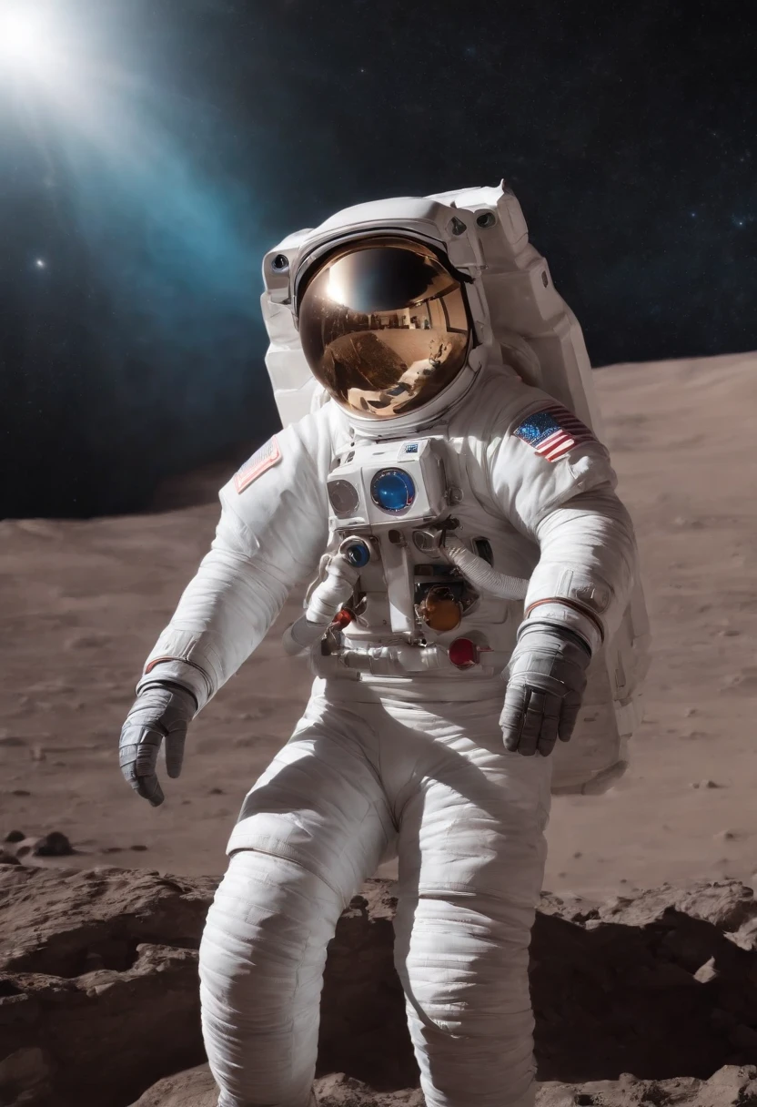 (The astronaut、droid、space ship:1.2)、future-tech(Advanced supercomputers、Advanced artificial intelligence algorithms)、Interstellar Travel、Magnificent space scenery
(Best Picture Quality,4k,8k,High Picture Quality,tmasterpiece:1.2),hyper-detailing,(realisticlying,realisticlying,realisticlying:1.37),HDR, UHD,studiolight,vivd colour,Clear focus
(sportrait,scenecy,sci-fy)art-style,Futuristic color palette,A mix of vibrant and metallic tones
(Starlight)Lights illuminate astronauts and robots,Amazing light on their spacesuits and machines
As astronauts embark on a daring interstellar journey