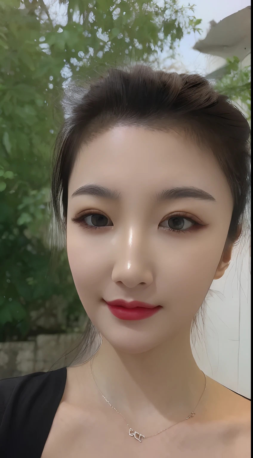 ((Best Quality, 8K, Masterpiece: 1.3)), Sharp: 1.2, Perfect Body Beauty: 1.4, Slim Abs: 1.2, ((Layered Hairstyle, Big Breasts: 1.2)), (Wet White Button Long Shirt: 1.1), (Rain, Street: 1.2), Wet: 1.5, Highly detailed face and skin texture, detailed eyes, double eyelids, side face looking at the camera