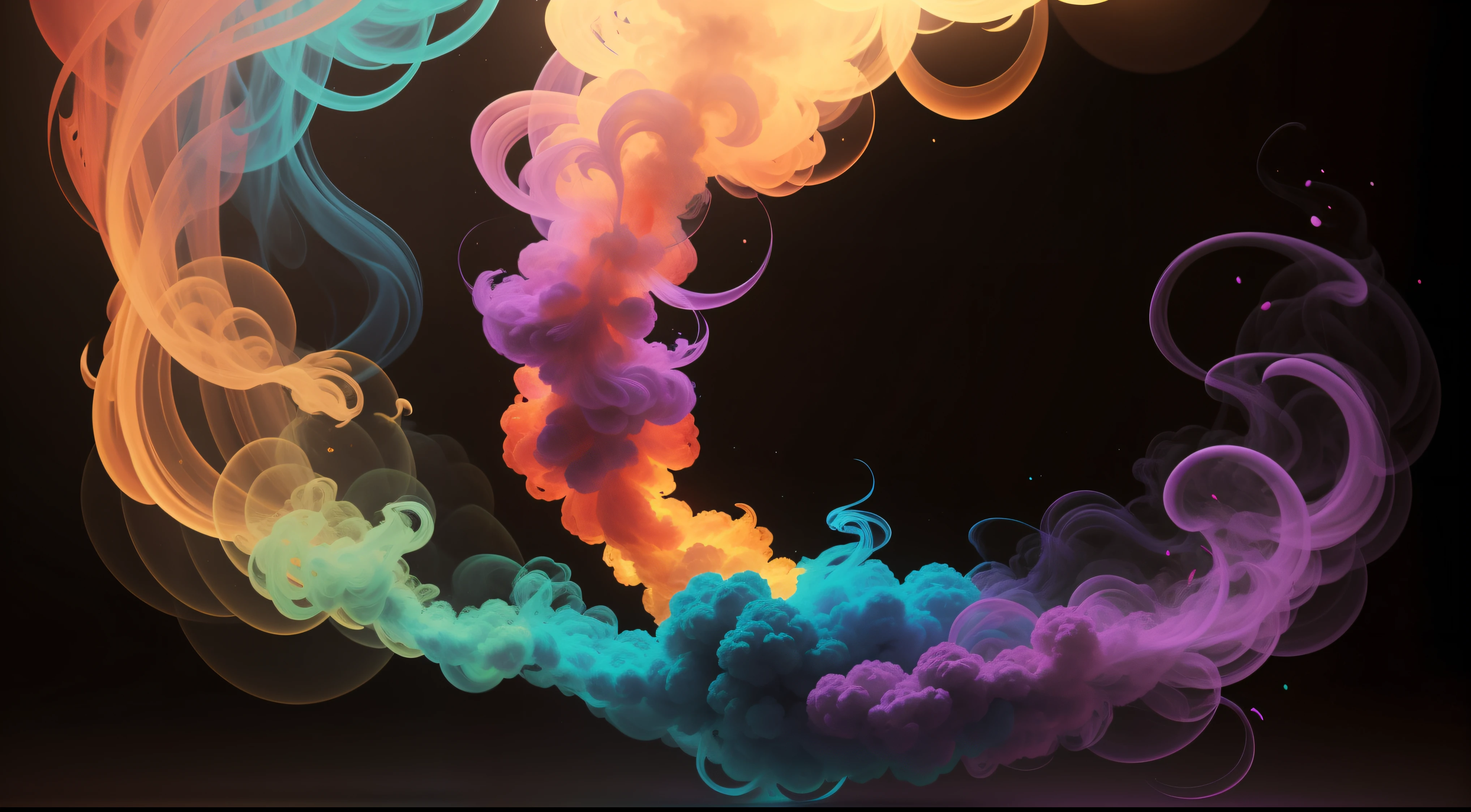 Obra de Arte abstracto en movimiento. Un primer plano de un humo colorido se vierte sobre un fondo,remolinos de burbujas tornasoladas llenas de humo colorido, humo de color fluido, humo colorido, Humo multicolor, humo coloreado, humo de colores brillantes, acid-colored smoke, Humo de color, humo de arco iris, Background of psychedelic smoke, Humo colorido en el fondo, humo espeso y colorido, Humo giratorio colores radiantes, nubes de humo de colores, humo arremolinado, Arte del humo fluido