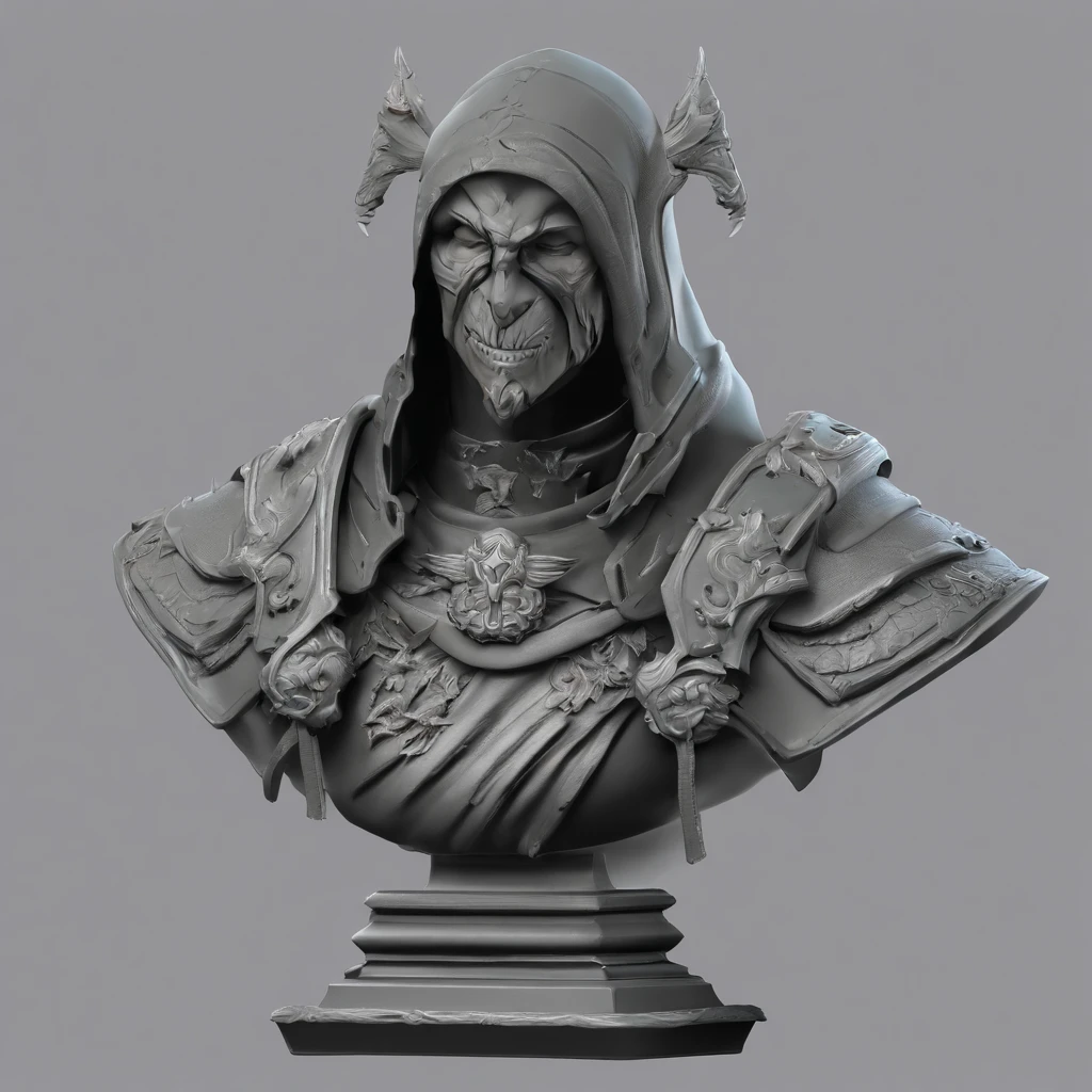 A 3d concept bust of an assassin I created using Zbrush, Maya, Mari, V-Ray, Keyshot and Nuke. The design of the base was based on world of warcraft's artwork.