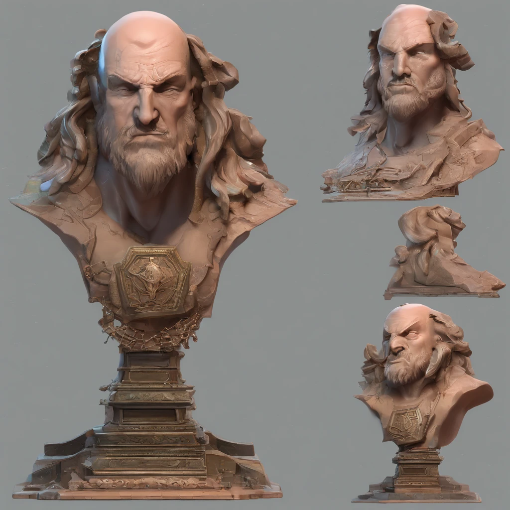 A 3d concept bust of an assassin I created using Zbrush, Maya, Mari, V-Ray, Keyshot and Nuke. The design of the base was based on world of warcraft's artwork.