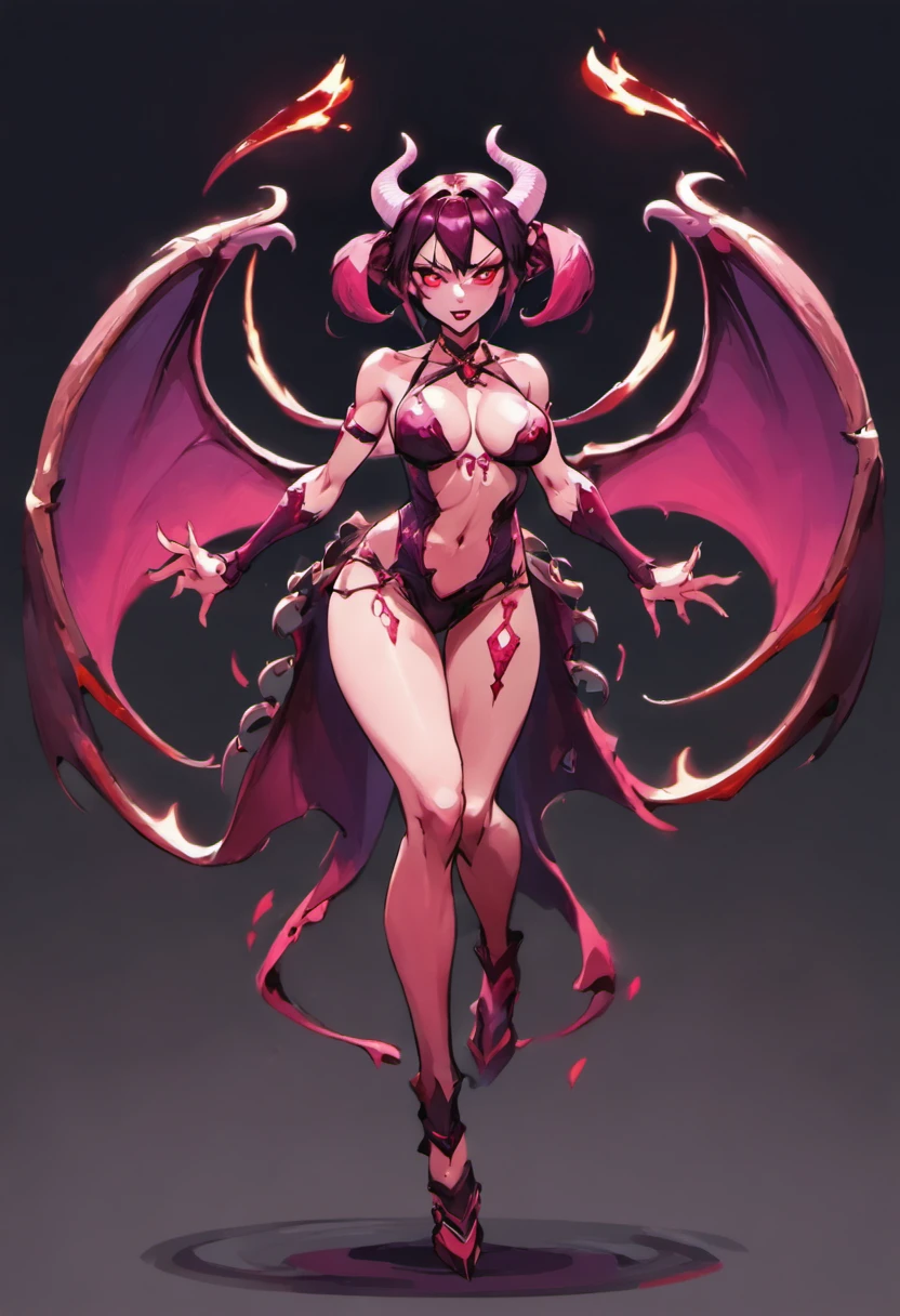 Fantasy succubus full body stance