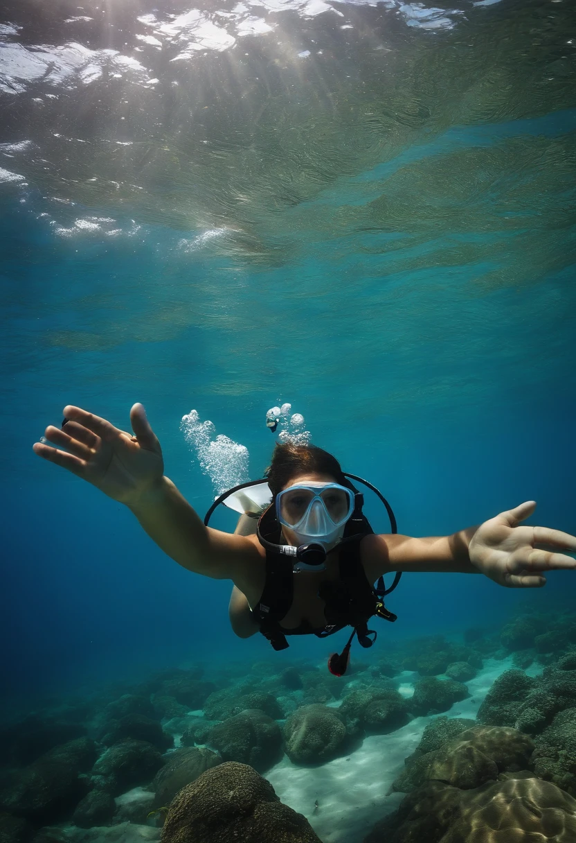 Certainly,Here are the keywords that describe a group of people in the sea promoting marine conservation:
crowd
Marine protection
seawater
Snorkeling
Diving equipment
Propaganda flag
halobios
Plastic waste
Transparent water
Sunlight
Happy
unite
Information dissemination
photography
shot