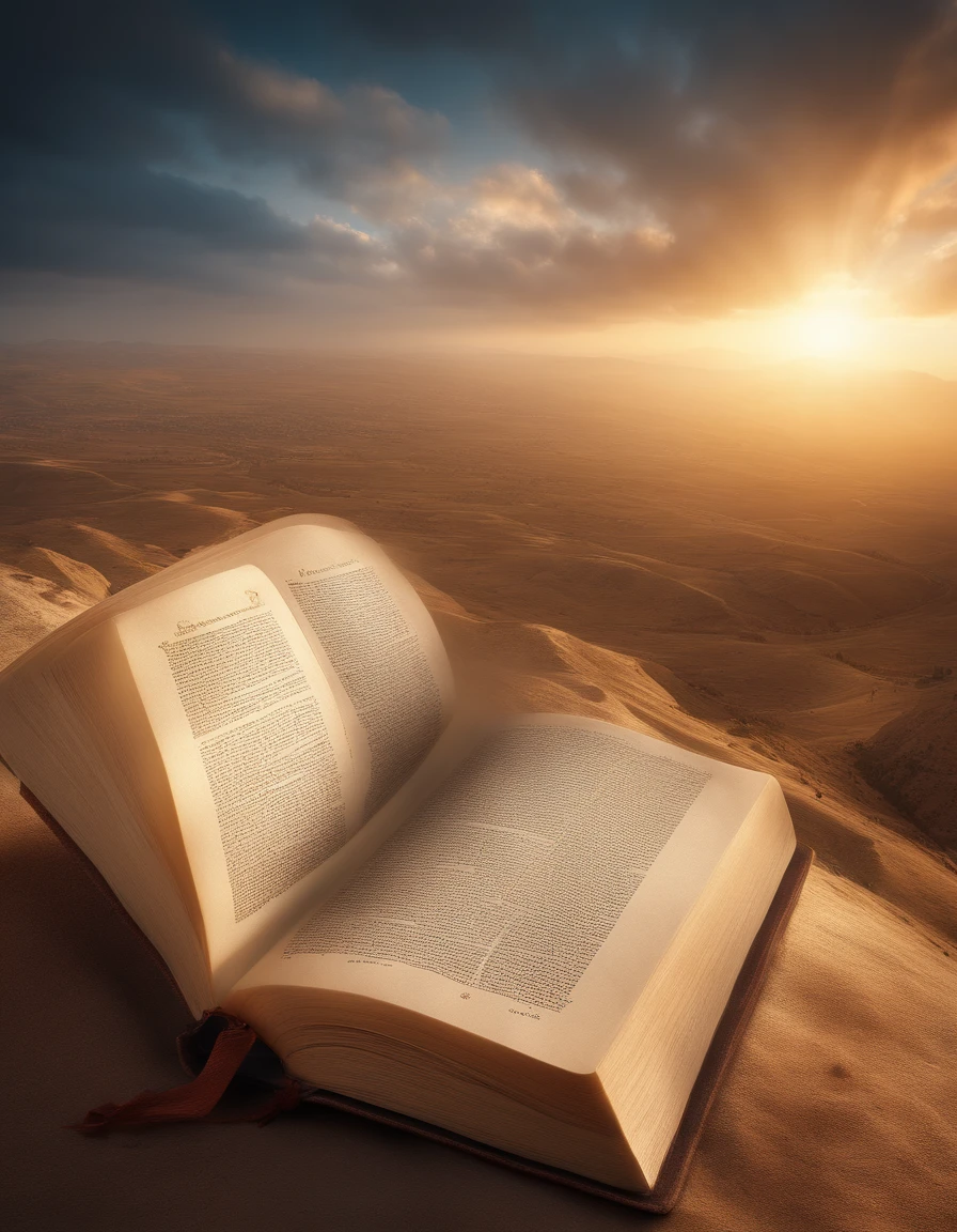 Amazing Holy Bible,, Landscape in the skies, cinemactic, Israel and Jerusalem, ultra fotorreal |, Ultra Detalhado, detalhes intrincados, hiper-realista, octan render, 8k, Full HD