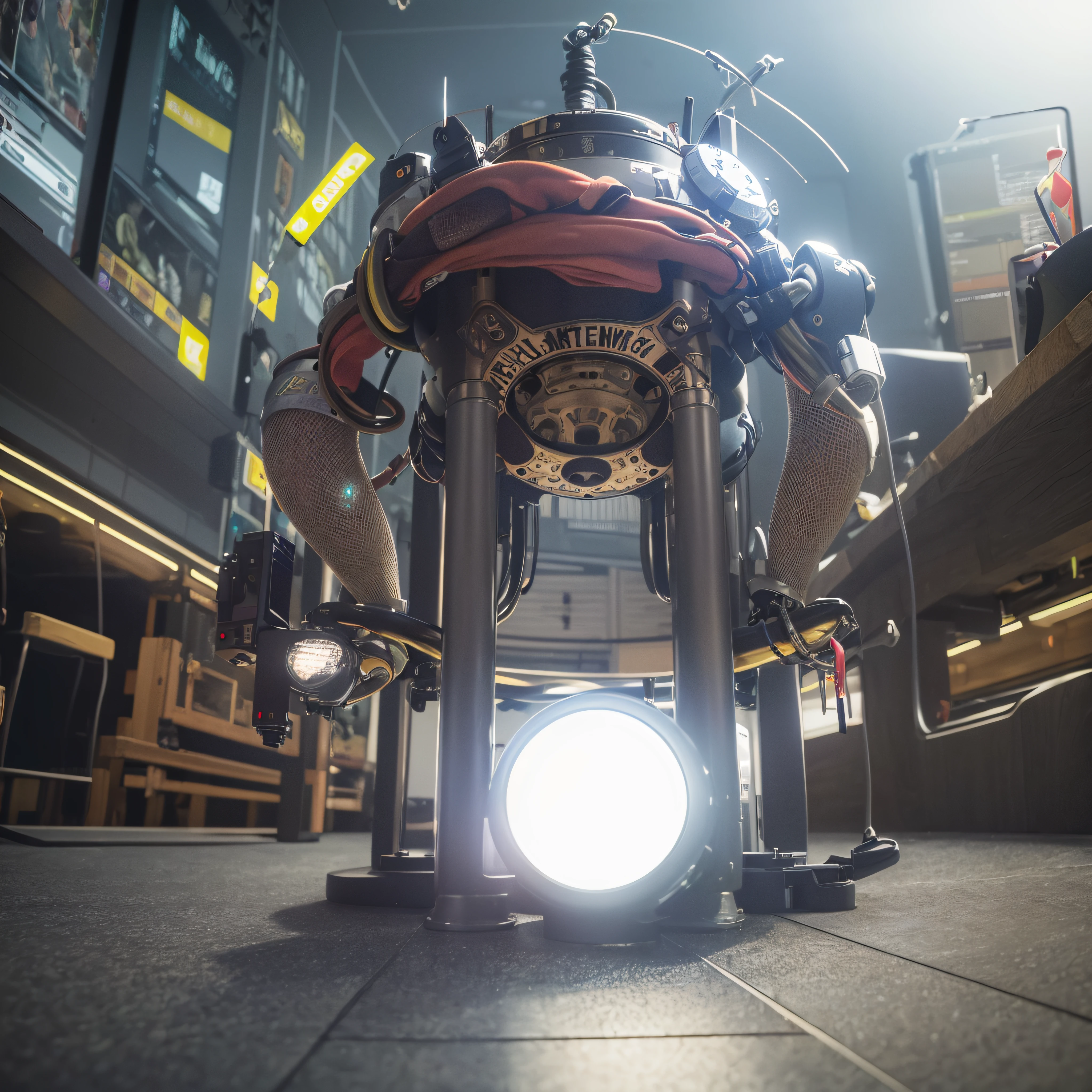 ((calidad superior)), ((obra maestra)), ((realista)), (Los detalles), (fotorrealista:1.5), puppet, marioneta de nadera humanoides tendidos en un piso de concreto, Science-Fiction, HDR, Trazado de rayos, NVIDIA RTX, Los ultra-Highres, Irreal 5, Sub-Surface Scatterring, PBR texturizado, Post-procesamiento, Anisotropic filtering, Profundidad de campos, maximum sharpness and sharpness, Regla de los tercios、8K RAW、(Luminescent Particles:1.4)、(super-detailed CG、Unidad 8k Fondos de pantalla、lighting like a movie、destello de lente、foco nítido、Arte cyberpunk、arquitectura cyberpunk