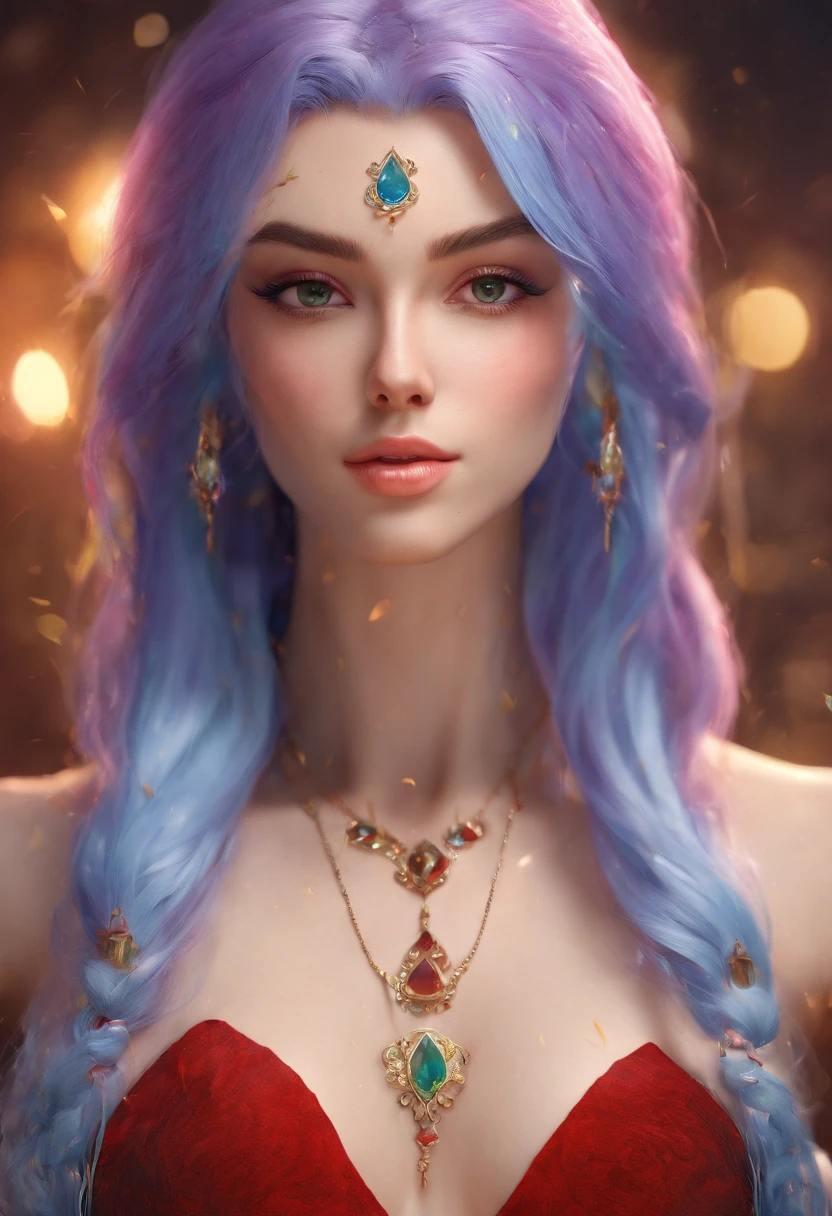 (best quality,4k,8k,highres,masterpiece:1.2),ultra-detailed,(realistic,photorealistic,photo-realistic:1.37),beautiful detailed eyes,beautiful detailed lips,extremely detailed eyes and face,long eyelashes,hourglass figure,mesmerizing gaze,sultry expression,elegant pose,confident stance,striking appearance,fantasy setting,majestic background,magical aura,ornate tattoos,flowing red hair,dynamic lighting,fierce colors,sharp focus,high contrast,soft shadows,HD rendering,exquisite details,ethereal beauty,colorful energy,creative composition,impressive realism,impeccable skin texture,league of legends character,nude artwork,naked Katarina,inviting and captivating artwork
