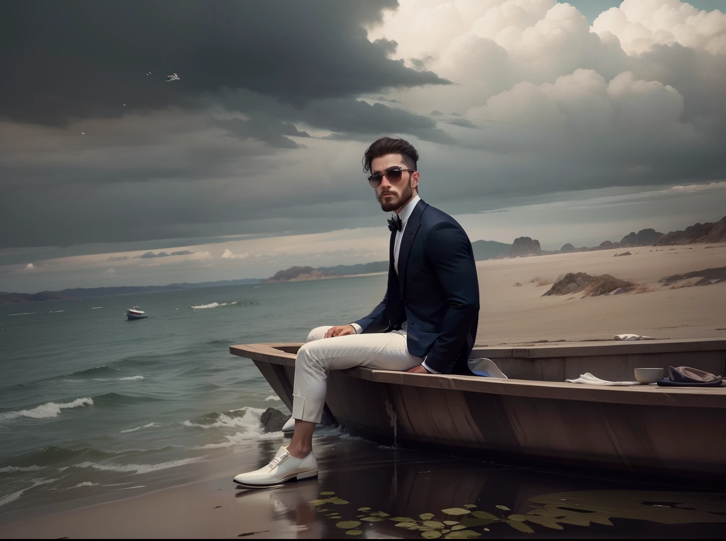 vestido com um terno branco e gravata preta sentado em uma mesa, white suit and hat dropped over one eye, a suited man in a hat, terno branco e gravata vermelha , vestindo terno branco, homem bonito, bonito e elegante, terno branco, elegante, beautiful man, apelo masculino alta moda, muito bonito, Macho bonito, vestindo terno branco futurista
INFO
Size
1536X1536
Date
Sep 11, 2023
Type
upscale